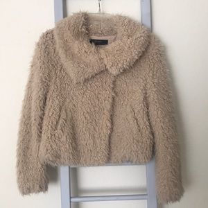 Zara Fuzzy Coat